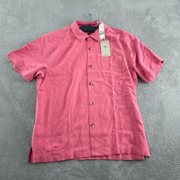 Tommy Bahama Al Fresco TropicsButton-Up Shirt L/G Short Sleeve Mens NWT 3780 - Picture 1 of 9